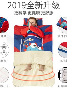 婴儿袋儿四季防通用春秋薄款加厚被睡子秋70074冬季宝宝童全棉棉