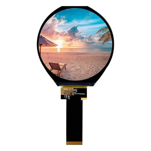 3.43液5寸圆.形彩屏TFT屏高清分辨率角800*800全视智能ENH-TV00家