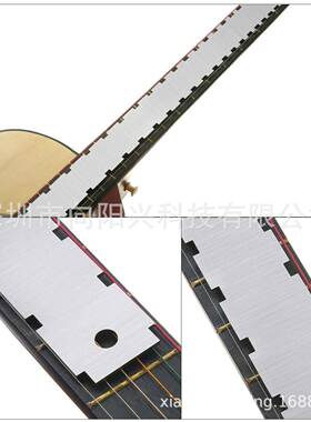 颈吉他尺测量工具套装琴RUH尺带7齿弧度尺T型尺三角尺弦距塞尺1件