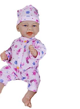 18寸仿真生娃娃宝搪胶公玩偶43厘米婴儿宝娃重娃儿OBL16771仔童