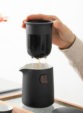 便携式旅行具小套包装备户外随身功夫茶泡茶壶茶杯易简KKB-5669单