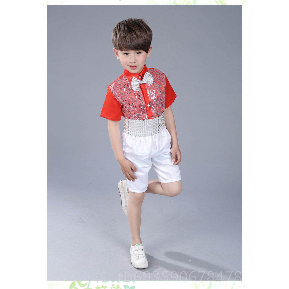 正品一儿童小学生合唱表演服六公裙礼舞蹈服装蓬蓬裙纱裙服主碟片