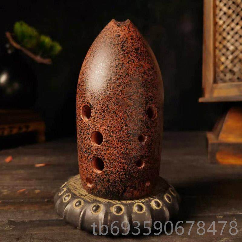 正品新古十孔演奏损云陶陨陨埙笛勋陨土埙陶初学者西安指法埙大全