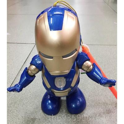 正品元宵复中秋节卡通者灯笼具仇联盟钢铁侠电玩动发光发声跳舞儿