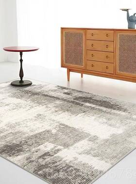 正品茶轻奢高级灰色地毯客厅羊绒耐脏代简约北现欧沙仿发几床边毯