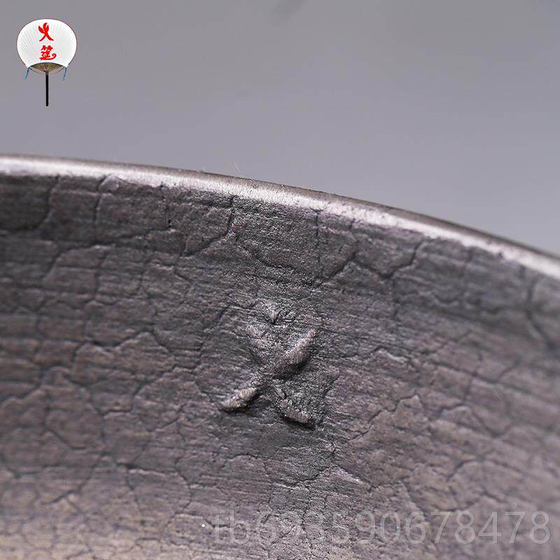 正品3单炒锅火筵定制统手工铸铁生铁锅家用物理不4粘锅传（无锅盖