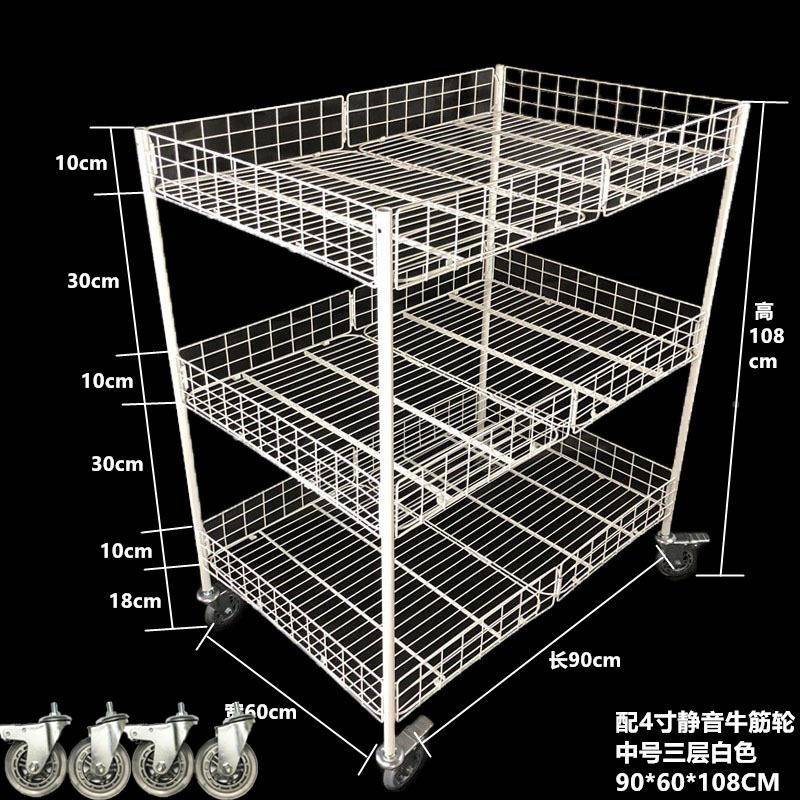摆摊小吃车销折叠特价车推市地摊货893夜架带轮促流动小推车地微