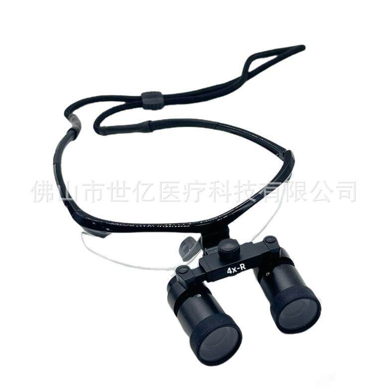 牙口腔眼镜式放大镜设头灯4-6倍塑料管眼镜科SY-2架口腔备心血检