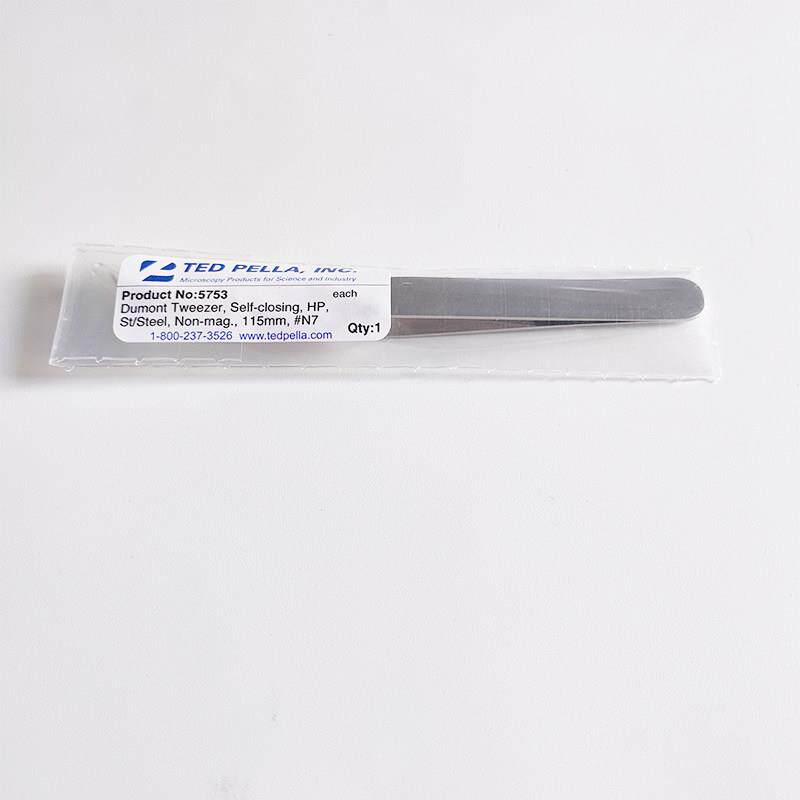 DUMONT生物反向自闭合镊子高精度弯尖防到吸反向作用自锁镊子