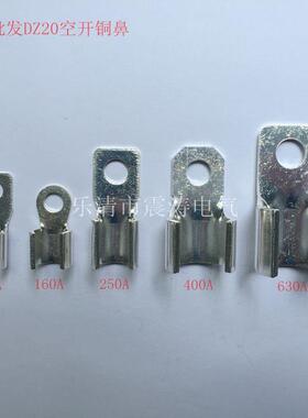 OT紫铜方铜鼻头Z20L漏电断路器附件鼻空气开关D684附件接线开口