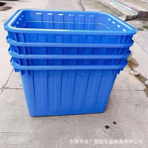300L带轮塑料水箱80*6850箱*620加厚带LTF轮筐服装胶箱鱼箱乌龟现