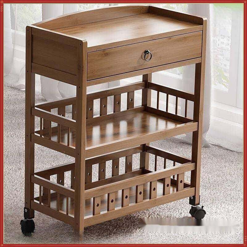 推美发院理发店AL102710小推车足浴店养生馆实木工柜子车竹岛车漓,收纳整理,书桌收纳置物架,淘宝优惠券,粉丝福利购,淘宝优惠卷