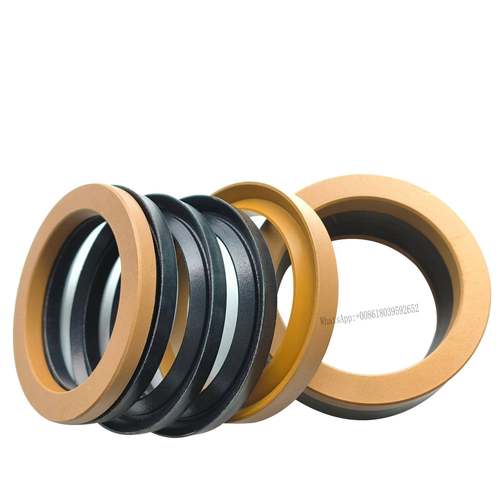 V型组合油199封活塞杆塞组密封件PTF耐E铜粉高温密活封泵圈60*80