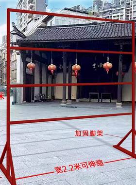 缩景伸新款场中秋猜灯谜铁艺圆多功能户外活动架子装展MXM示架灯