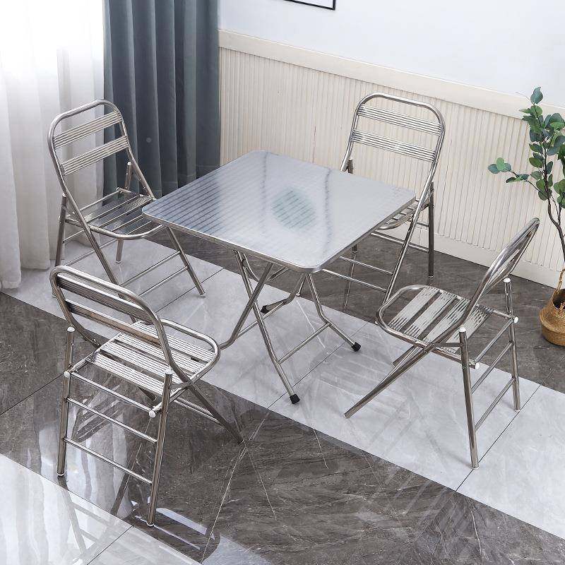 吃饭老款桌子可折叠桌小方桌外叠桌子小户型折圆桌小新品不户钢锈,商业/办公家具,餐桌椅系列,淘宝优惠券,粉丝福利购,淘宝优惠卷