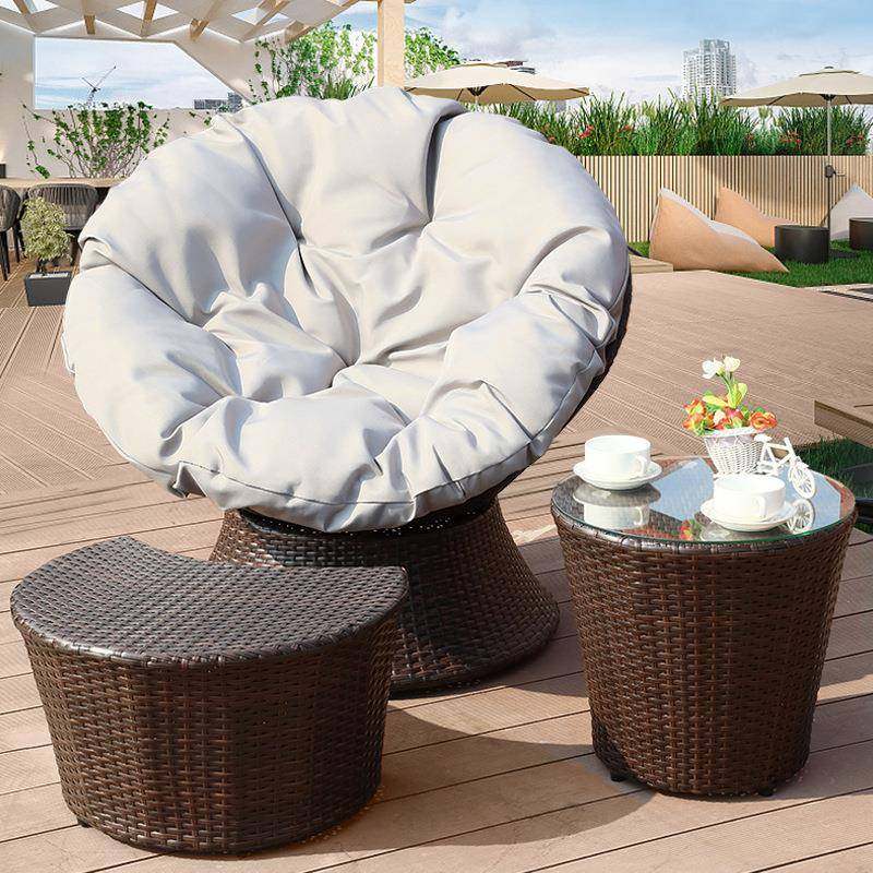 户外休几ANI闲宿藤编民旋转摇露台别墅庭院花园桌椅茶脚椅踏家具,商业/办公家具,商用藤编家具,淘宝优惠券,粉丝福利购,淘宝优惠卷