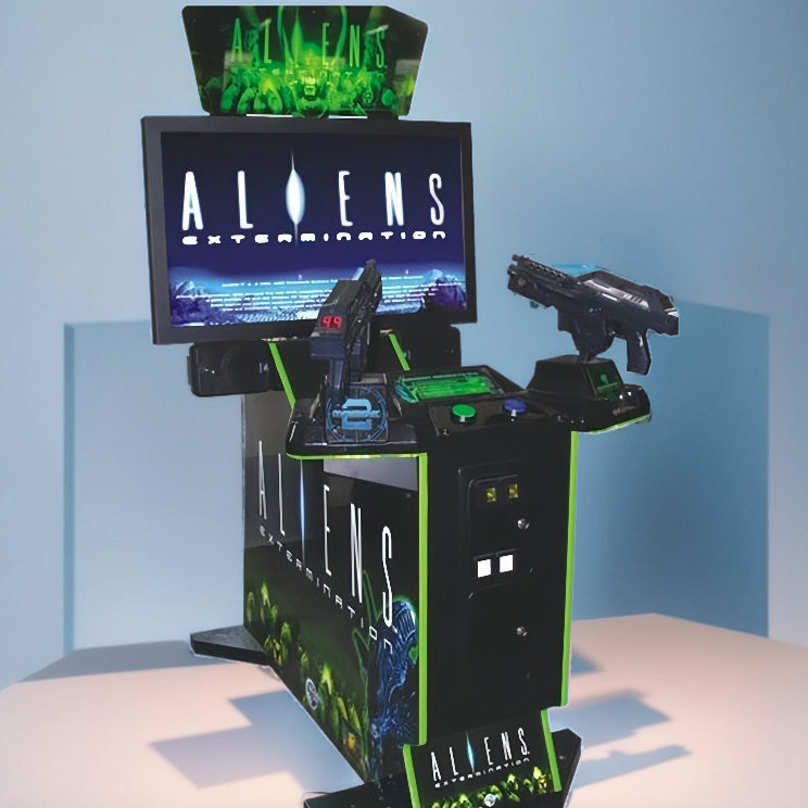 2025款42寸双人射击游戏机异形动漫城儿童乐园互动式模拟游艺设施