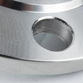 3不6L锈钢法兰盲板DN15 9100化非工管道盖板138PN10堵板标带负差