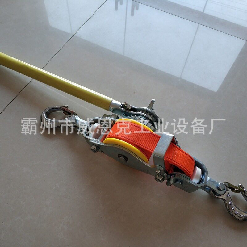电力施工线缆紧线器鬼爪卡线钳绝缘导线电动压接钳EC-300线器
