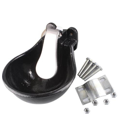 加厚牛用饮水碗猪自动饮水碗 牛用饮水器铸铁喝水碗塑料饮水设备