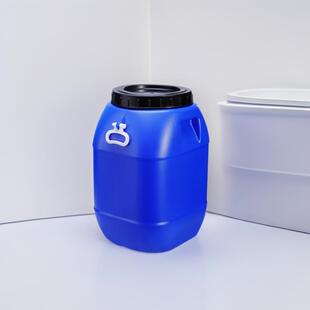 50L工业用塑料大口径50升密封发酵桶化工桶50公斤方桶全新HDPE