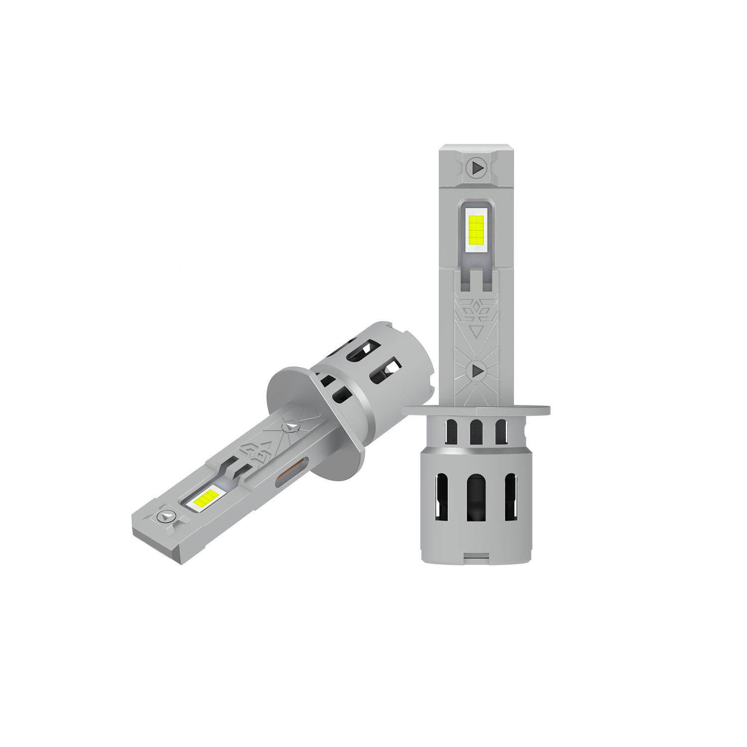 汽D车LS-H1W-CLE车灯H风1H3H7前大灯LED雾灯压铸一体直插带扇