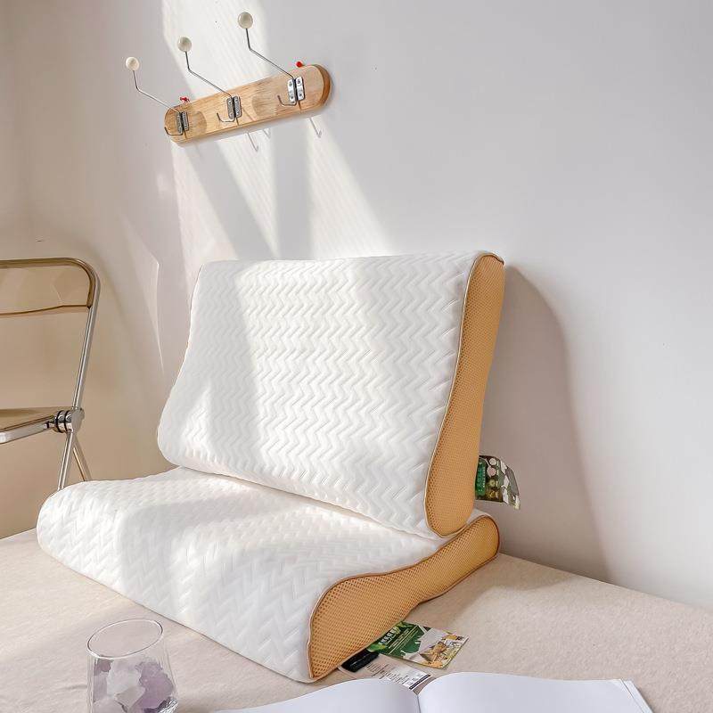 轻奢按摩颗胶粒乳枕头自ABO然回弹助睡可拆卸套枕成人护眠颈枕芯,床上用品,乳胶枕,淘宝优惠券,粉丝福利购,淘宝优惠卷