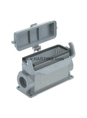 HARTNG浩亭09I317900240255单扣表面安装带防尘PG21出线盖孔底座