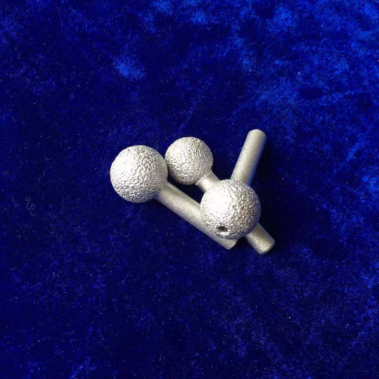 用科美钎焊金刚10石磨头磨球墨铸铁石锋材大理石球形钻头利过水孔