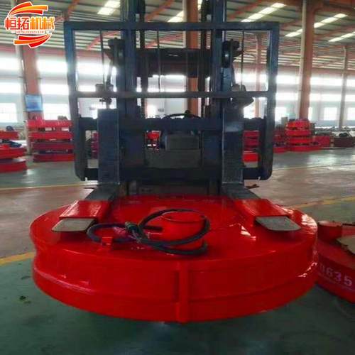 磁铁吸盘电废钢频圆形大吸力高电强磁吸盘挖掘YPH机磁吸盘