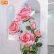 艺纸仿真花大型手工纸花褶OTK花皱玫瑰商场橱窗美陈婚礼场装 饰现