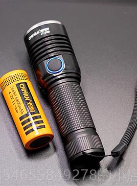 正品焰26炽调焦强光手电筒家射用可充电Led迷你小超亮户T6外26650