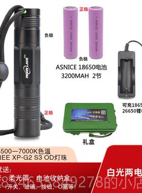 正品月亮湖强光手电筒经典YS1 X1650小直 P-G2 S3 户外篷 家用帐8