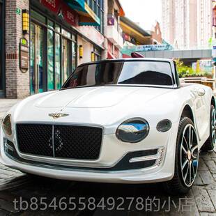 正品贝轮瑞佳宾宝利儿童电动汽车四带遥控跑男女宝小孩玩具车可坐