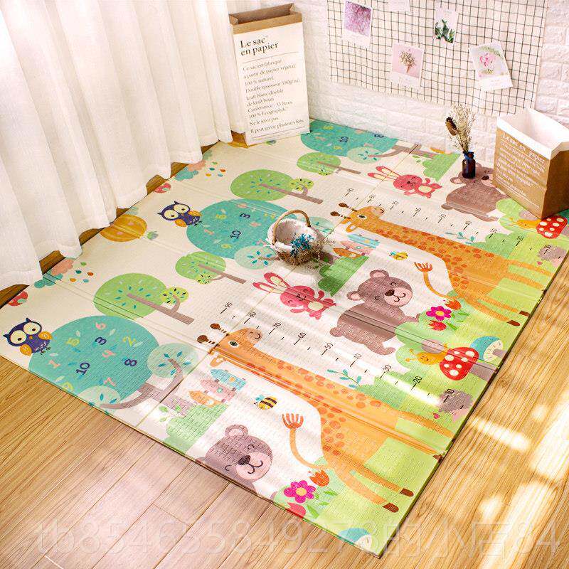 正品张X行PE加厚宝宝无味爬垫家用儿童无整垫毒爬爬户外游戏野餐