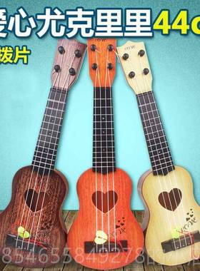 正品儿童益智学习吉他乐器具尤克子里里小吉他玩孩启可蒙初学弹奏