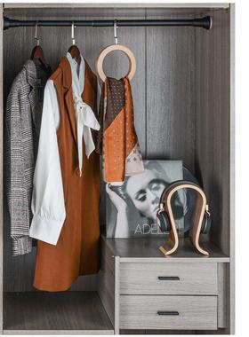 现代衣柜展厅软装陈列样板房衣服衣帽间摆件收纳盒样板间装饰品