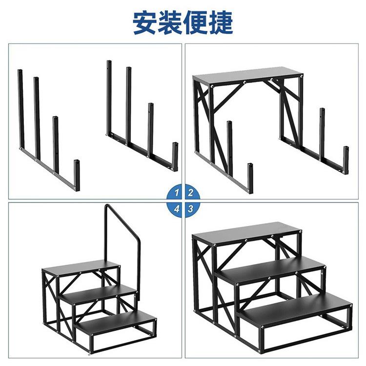 移动式可拆卸扶手梯房车台阶梯子浴缸台阶踏步可移动楼梯踏板阶梯