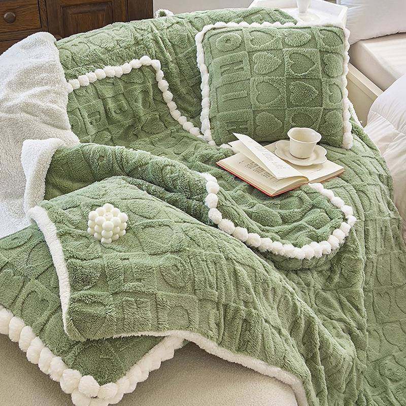 蓝色抱枕被子两用纯色汽车靠背沙发靠垫办公室午休被水晶绒加新款,居家布艺,抱枕被,淘宝优惠券,粉丝福利购,淘宝优惠卷