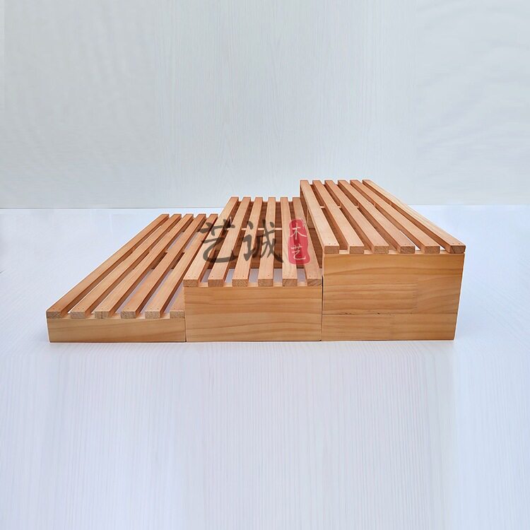 实木组合面包蛋糕西饼展示架