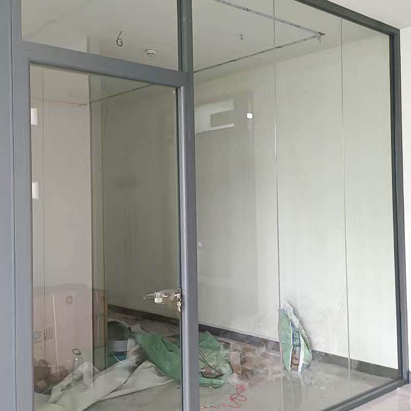 玻璃隔断办公室隔断铝合金玻璃屏风隔断中空全景隔断客厅隔断