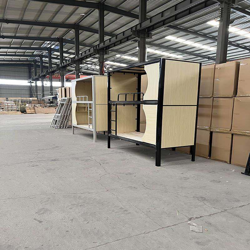 青年上下床旅社太空舱上下铺双层床公寓床员工宿舍儿童学生钢木床