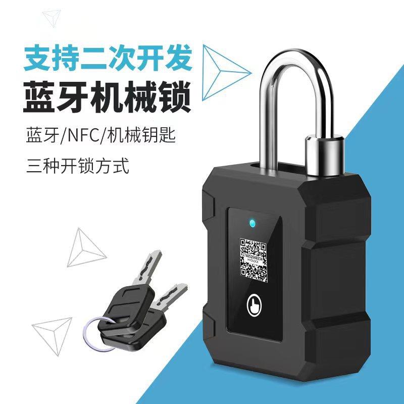 户外设备智能巡检锁 支持手机查看开关锁记录 带机械钥匙应急开锁