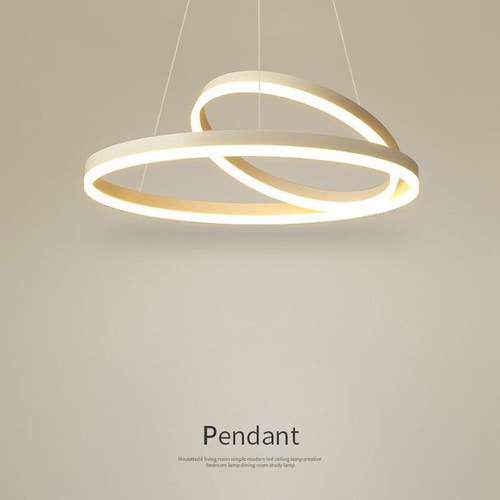 创意led吊灯简约现代餐厅灯极简客厅灯卧室灯设计师饭厅餐桌灯具