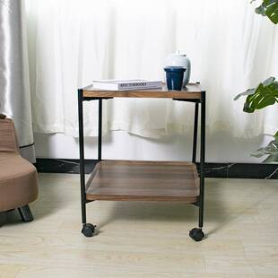 现货中古多款沙发几黑色头柜轻奢现代简约床客厅小几边移茶动小推