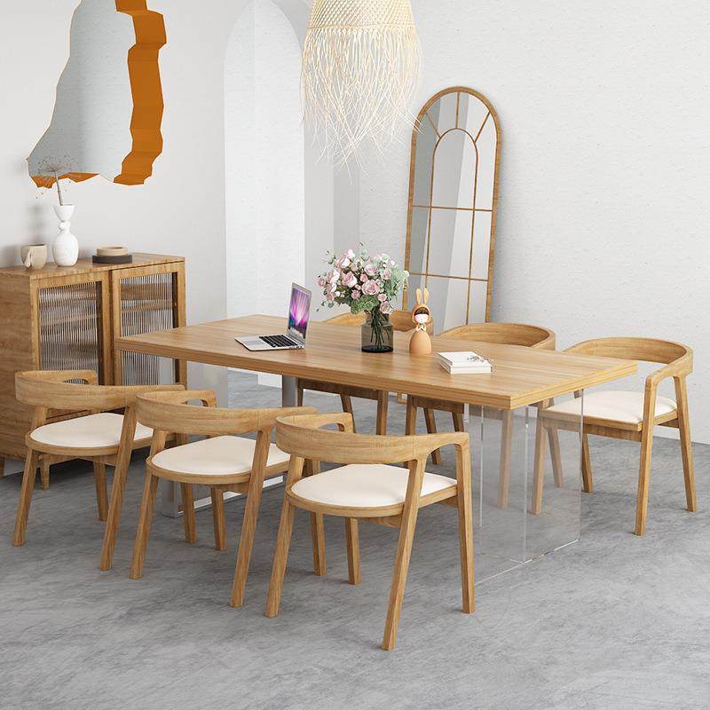 现代简约亚克力桌书悬空餐实木桌椅组亚克力桌合家用客厅吃饭餐房,商业/办公家具,餐桌椅系列,淘宝优惠券,粉丝福利购,淘宝优惠卷