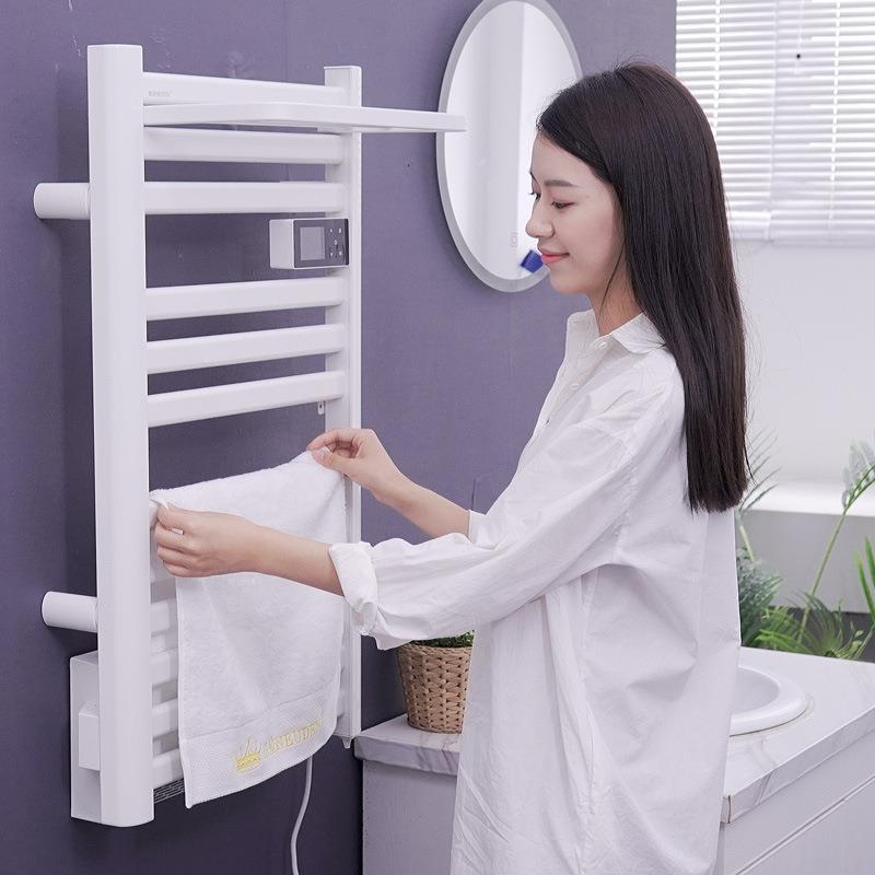 毛纽登智能电560热巾架欧式铝合金烤漆热浴巾生架卫间置物烘加干