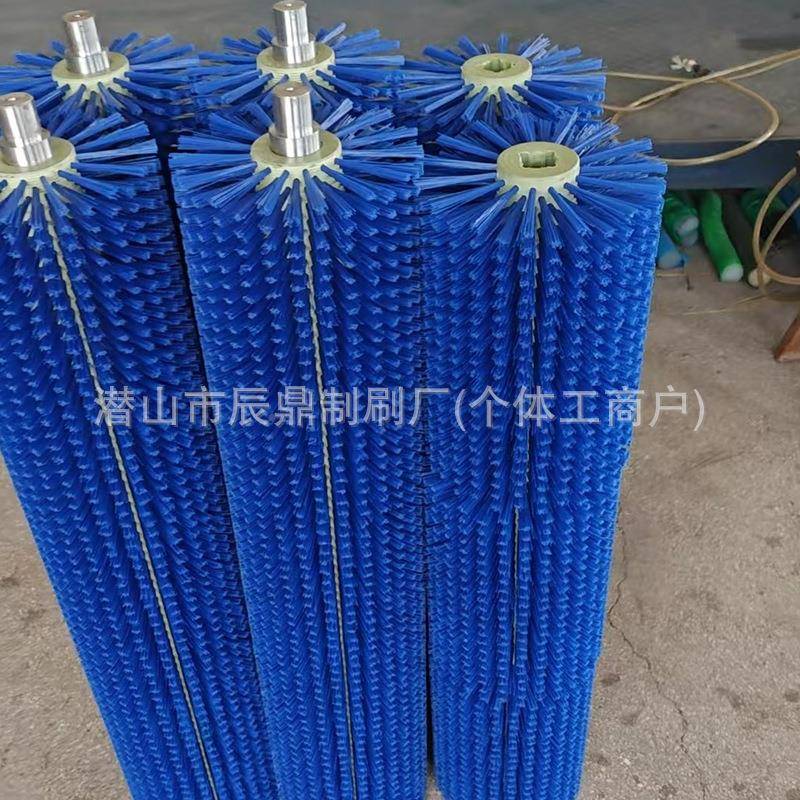 定制347洗车机毛刷全辊轮毂刷卧式自动开花丝刷高低毛洗车毛刷辊图片