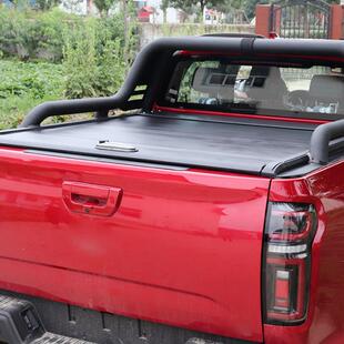 2025款江西五十铃dmax43587改瑞迈铃手动卷拓帘铝合装拉金帘盖专