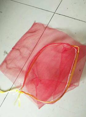 鹏OPV成塑料网编织袋眼产水果纱袋2生6x50cm网袋带束口绳包装袋